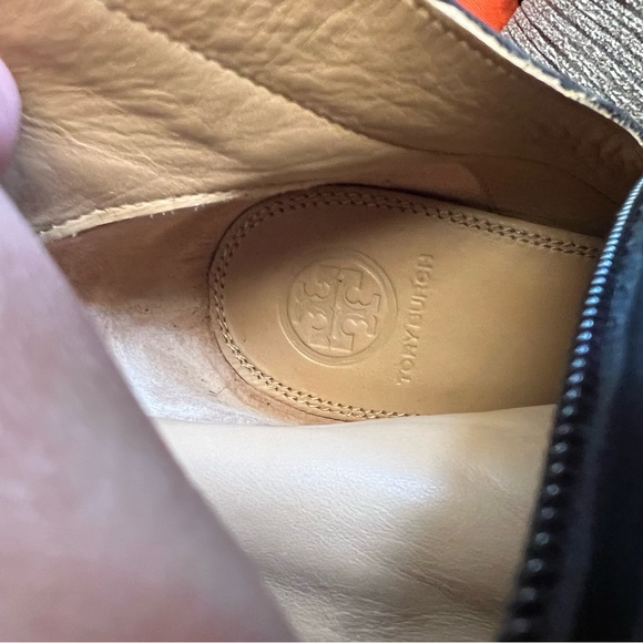 Tory Burch Penelope Womens Black Leather Ankle Boots Size 7 M - Picture 13 of 15